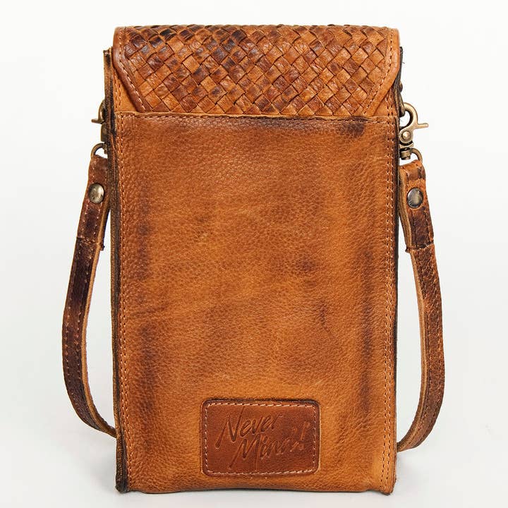 LS Western - Wholesale Crossbody Bag - Women's - NMBGM134A CellPhone Holder Genuine Leather bag western Bag