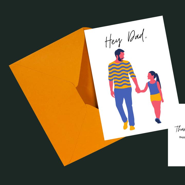 Hey Dad Daughter for wholesale by The Nanny Cards