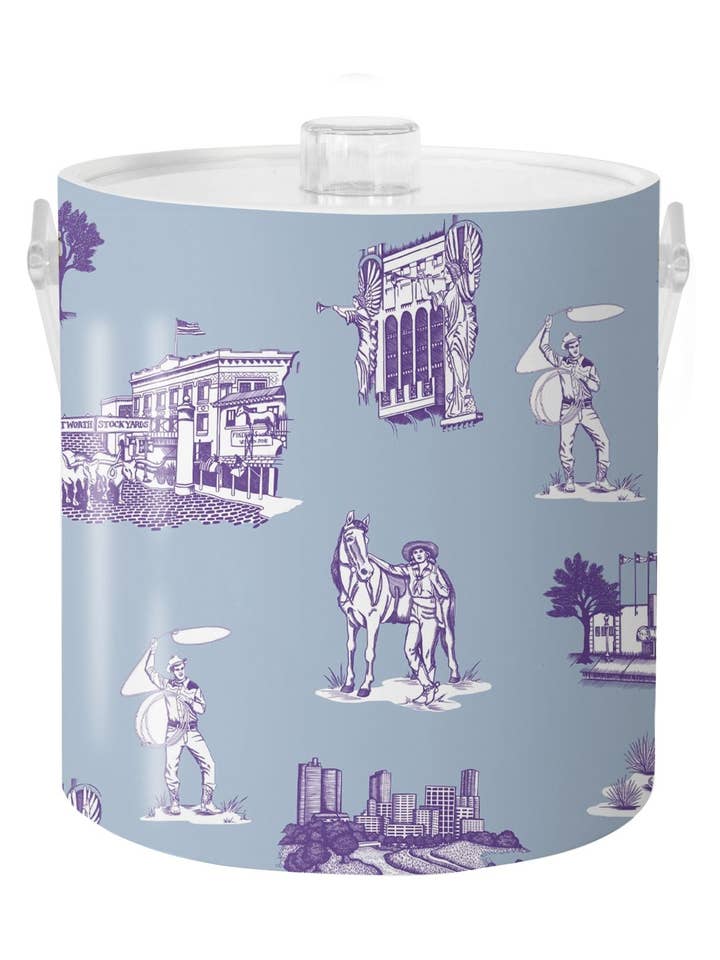 Fort Worth Toile Ice Bucket for wholesale by Katie Kime