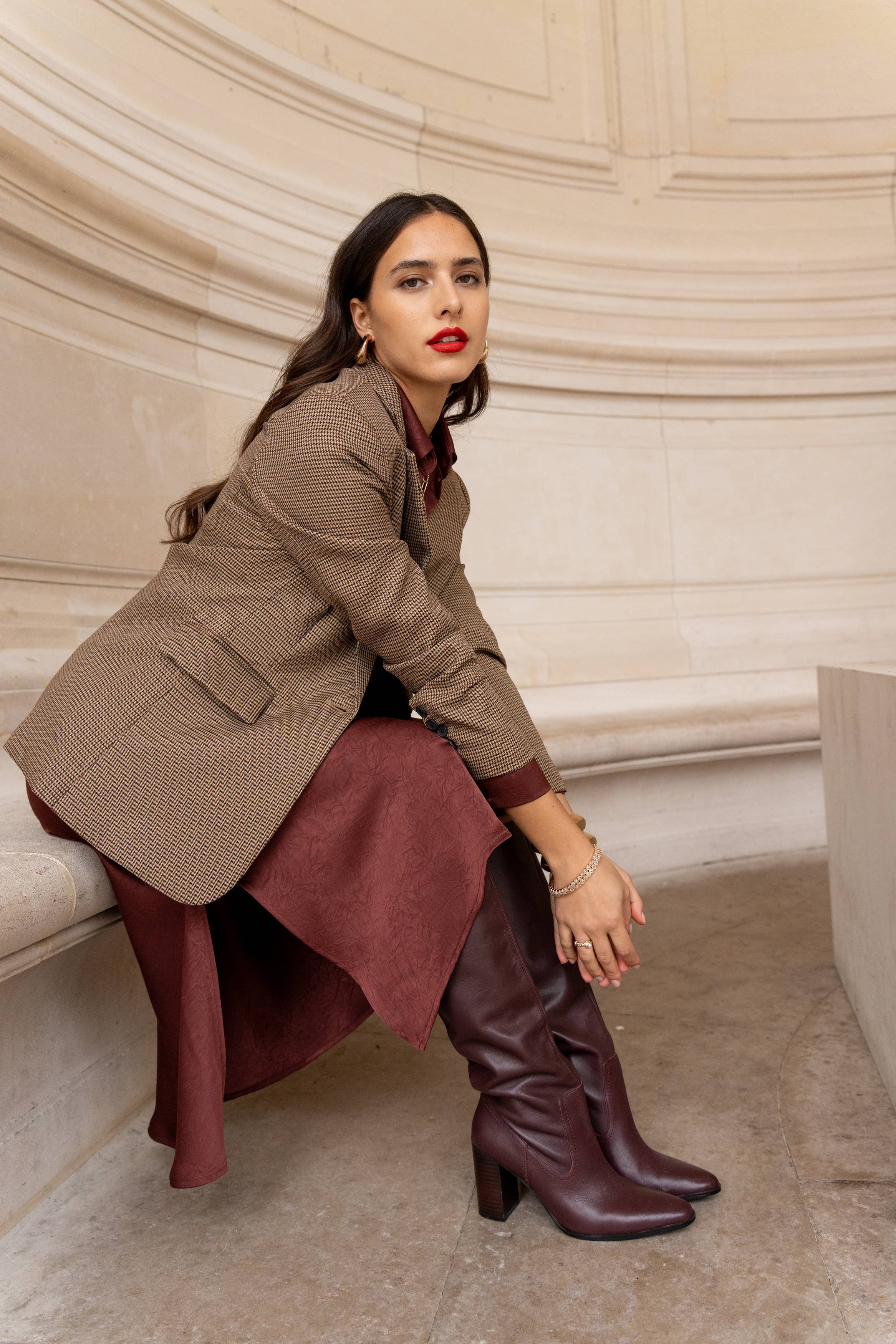 LULUMARY – Großhandel Blazer – Damen – Kariertes Blazer V26314