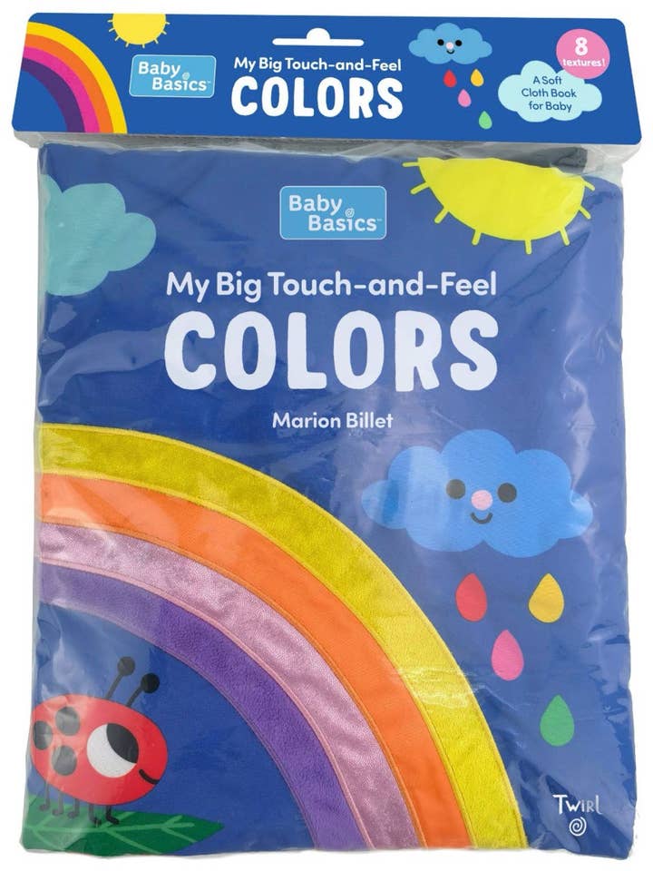 Baby Basics: COLORS cloth book for wholesale by Chronicle Books