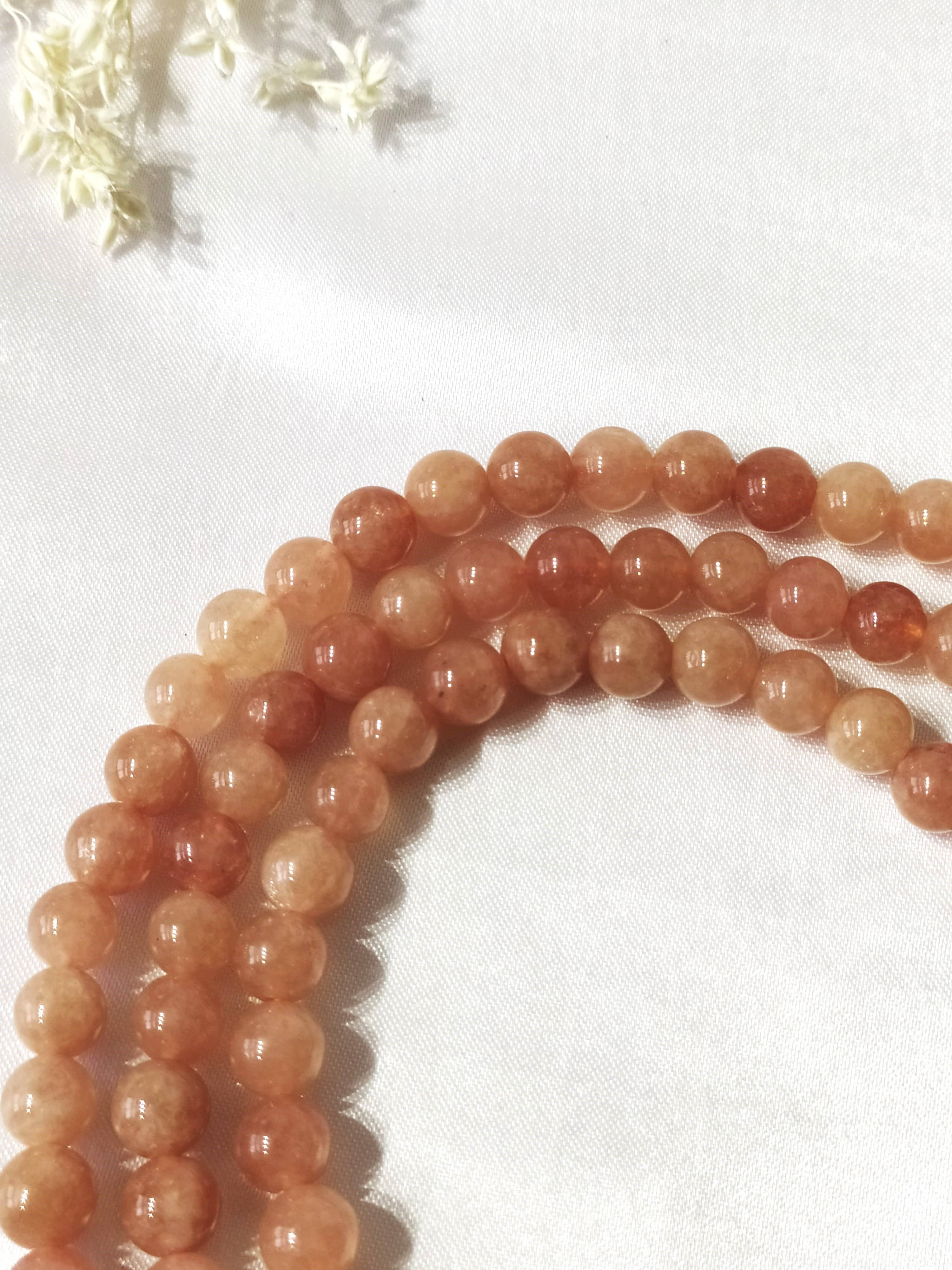 Soothing Crystals - Wholesale Prayer Beads Necklace - Gemstone Mala | Sunstone | 108 Prayer Beads Mala | Jap Mala2