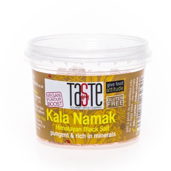 Kala Namak Black Himalayan Salt | Sal aromatizado, acabamento por atacado de Taste Gourmet Spice Co