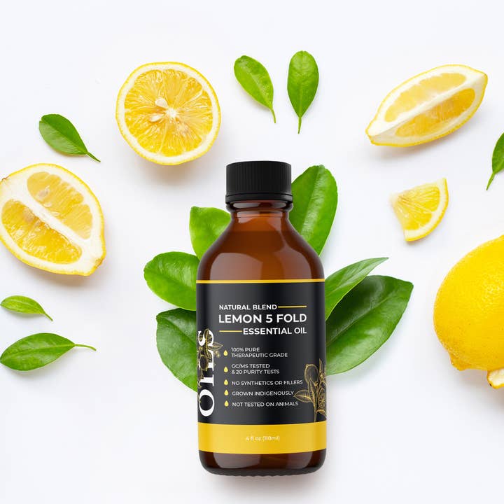 The Midwest Sea Salt Company - Wholesale Essential Oil - Lemon 5 Fold (Natural Blend) Essential Oil 4 oz2