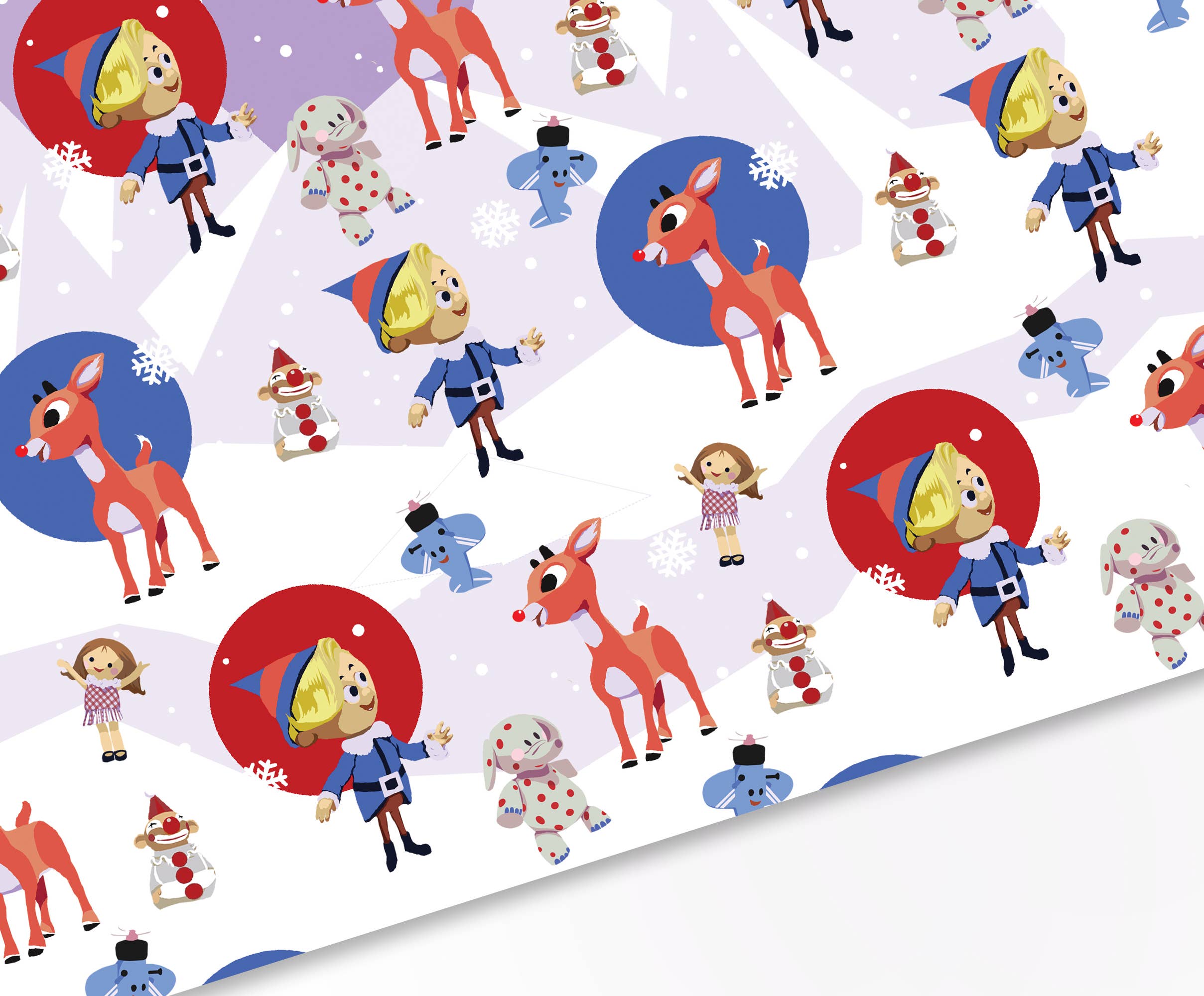 BoyPilot Goods - Wholesale Wrapping Paper Roll - Rudolph Wrapping Paper - Flat Pack Christmas Gift Wrap6