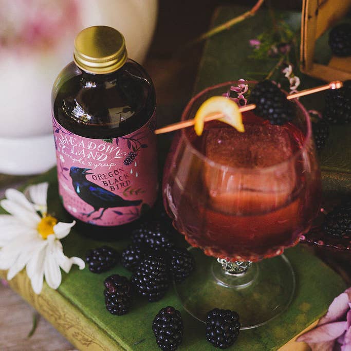 Meadowland Syrup - Wholesale Cocktail Mix/Syrup - Oregon Black Bird Simple Syrup