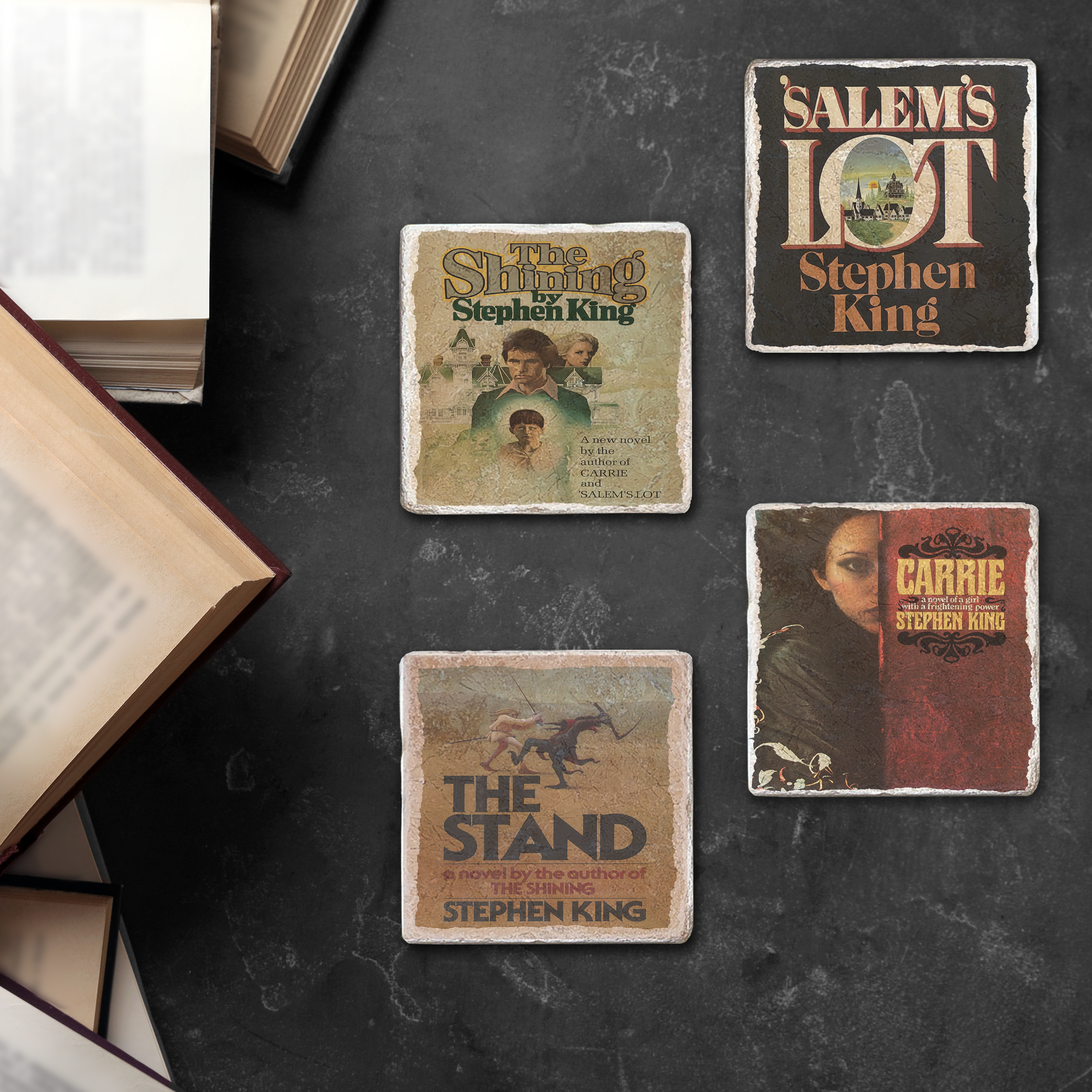 Black Angel Designs - Wholesale Coasters - Classic Book Coaster - Night Shift - Stephen King 1