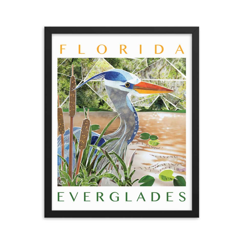 more the merrlier - Wholesale Art Print - Florida Everglades Framed Poster0