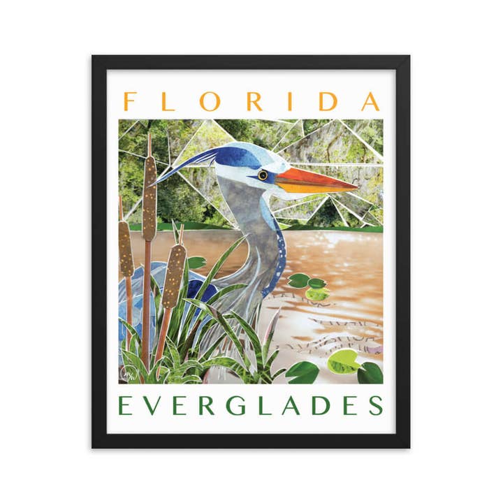 more the merrlier - Wholesale Art Print - Florida Everglades Framed Poster
