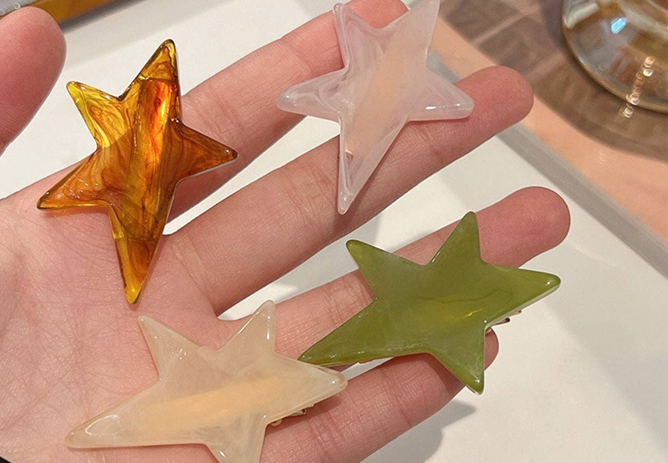 AK Brand - Wholesale Hair Clip - Women's - Irregular Star Hair Clip Set7