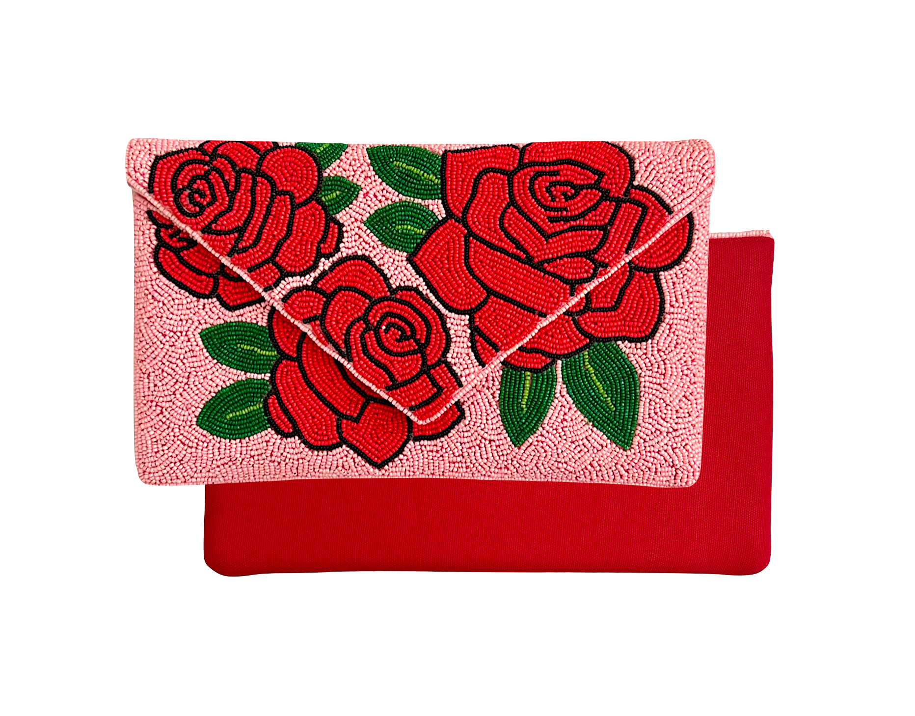 Lily Posh – wholesale Clutch bag – women's – Beaded Rose Clutch Crossbody Bag, Lily Posh Floral Clutch2