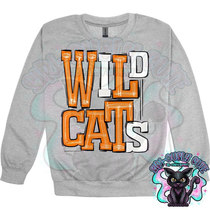 Sporty Wildcats - Orange White for wholesale by Siri-Ously Cute