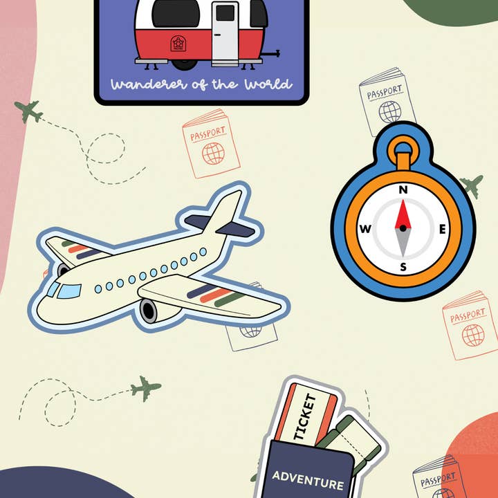 Travel club, set completo de parches, termoadhesivo para venta al por mayor de Pachee