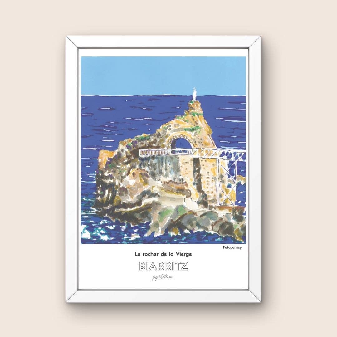 JOG | Maison d’éditions - Vente Affiche d'art - Affiche - Fafacomey - Biarritz1