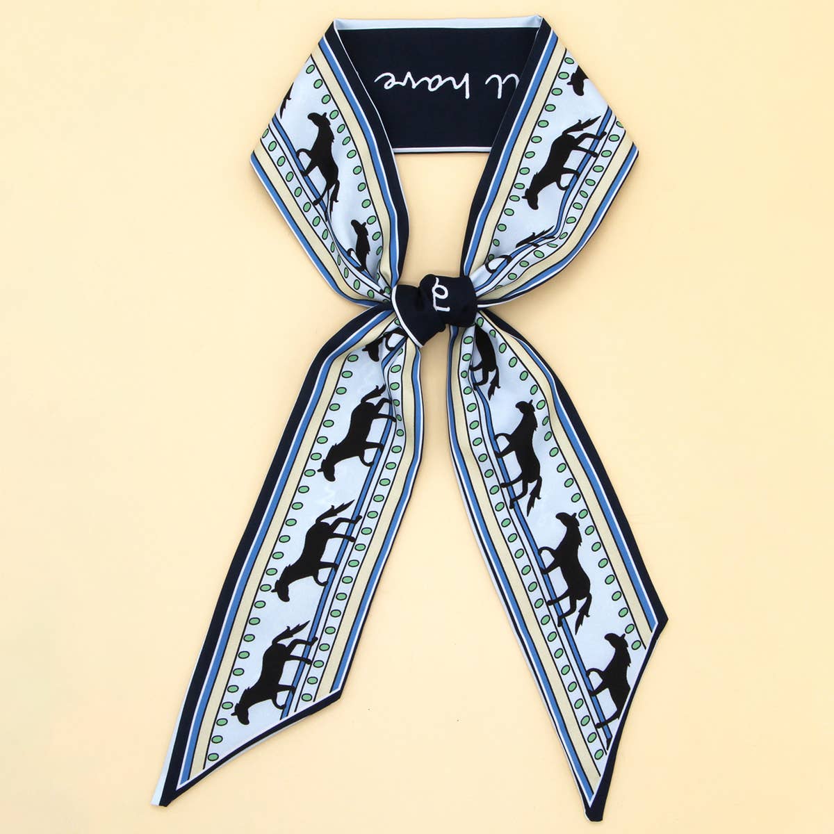 ACCITY - Wholesale Scarf - Women's - Chic Floral Letter Twilly Scarf Gift Wrap_CWASC00983