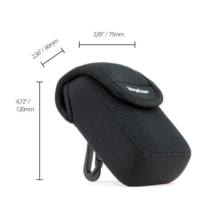 Londo - Venta al por mayor Maletín - Hombre - Funda de cámara ultra ligera de neopreno MegaGear Panasonic Lumix DC-ZS80, DC-ZS70, DMC-ZS60, DC-TZ95, DC-TZ90, DMC-TZ801