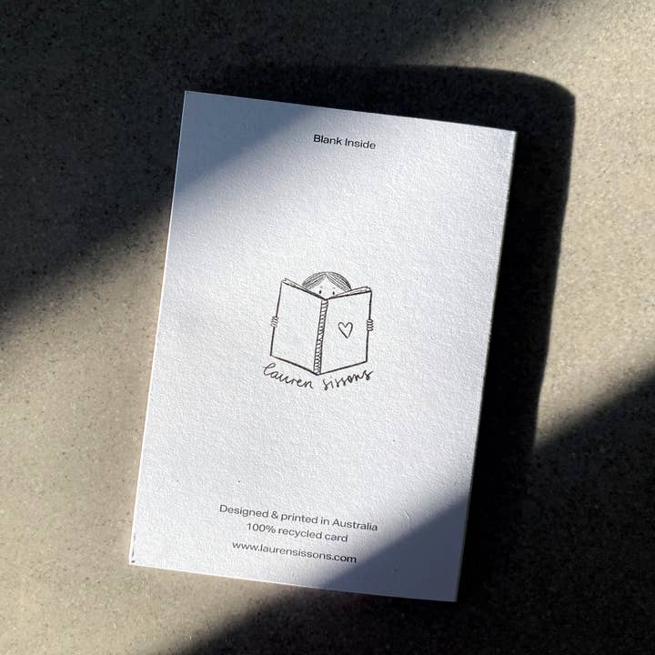 Lauren Sissons Studio – Großhandel Geburtstagskarten – Mini-Karte mit Giraffenmotiv, illustriert, niedlicher Kindergeburtstag