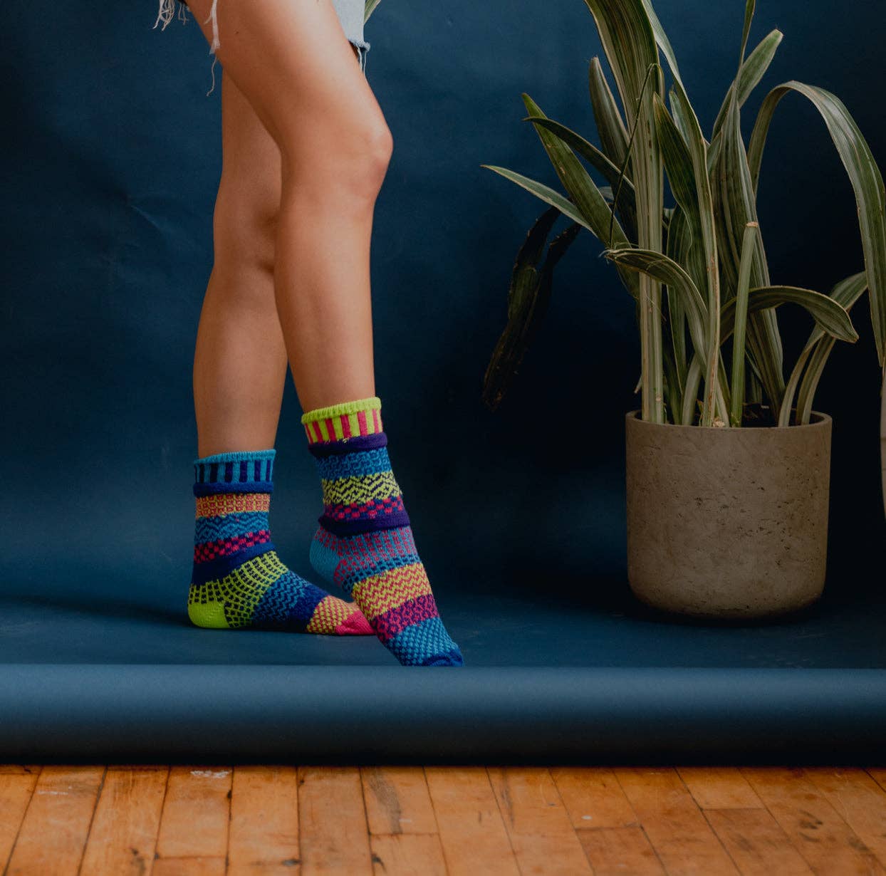 Solmate Socks - Wholesale Socks - Women's - Bluebell Socks | Recycled Cotton Eco-friendly3