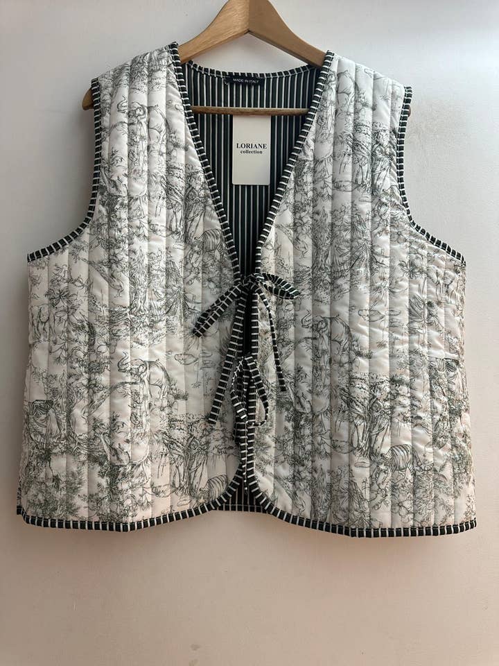 LORIANE - Wholesale Jacket - Women's - 25082A Lightweight Quilted Vest0