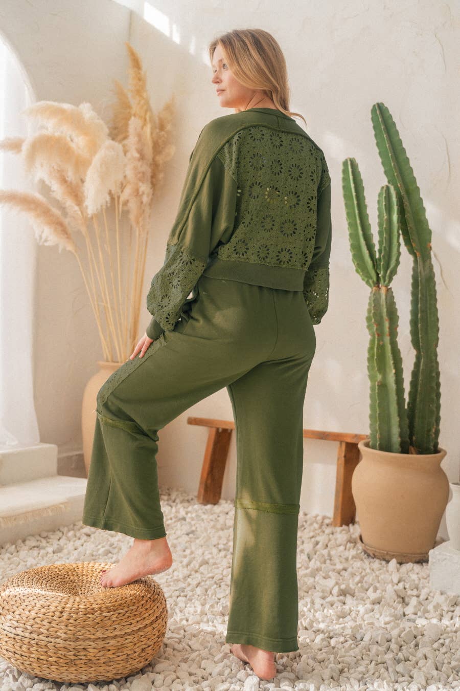 Oddi – wholesale Pants – Women's – Acid Washed French Terry Pants6