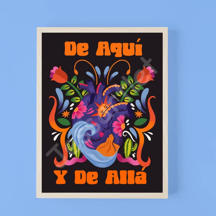 Jessartlet Illustrations - Wholesale Art Print - De Aquí y de Allá Print2