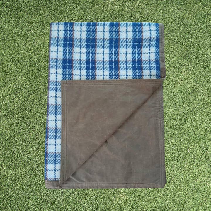 West Path – Engroshandel Picnictæppe – Uld lærred Camping tæppe Vandtæt udendørs tæppe 6