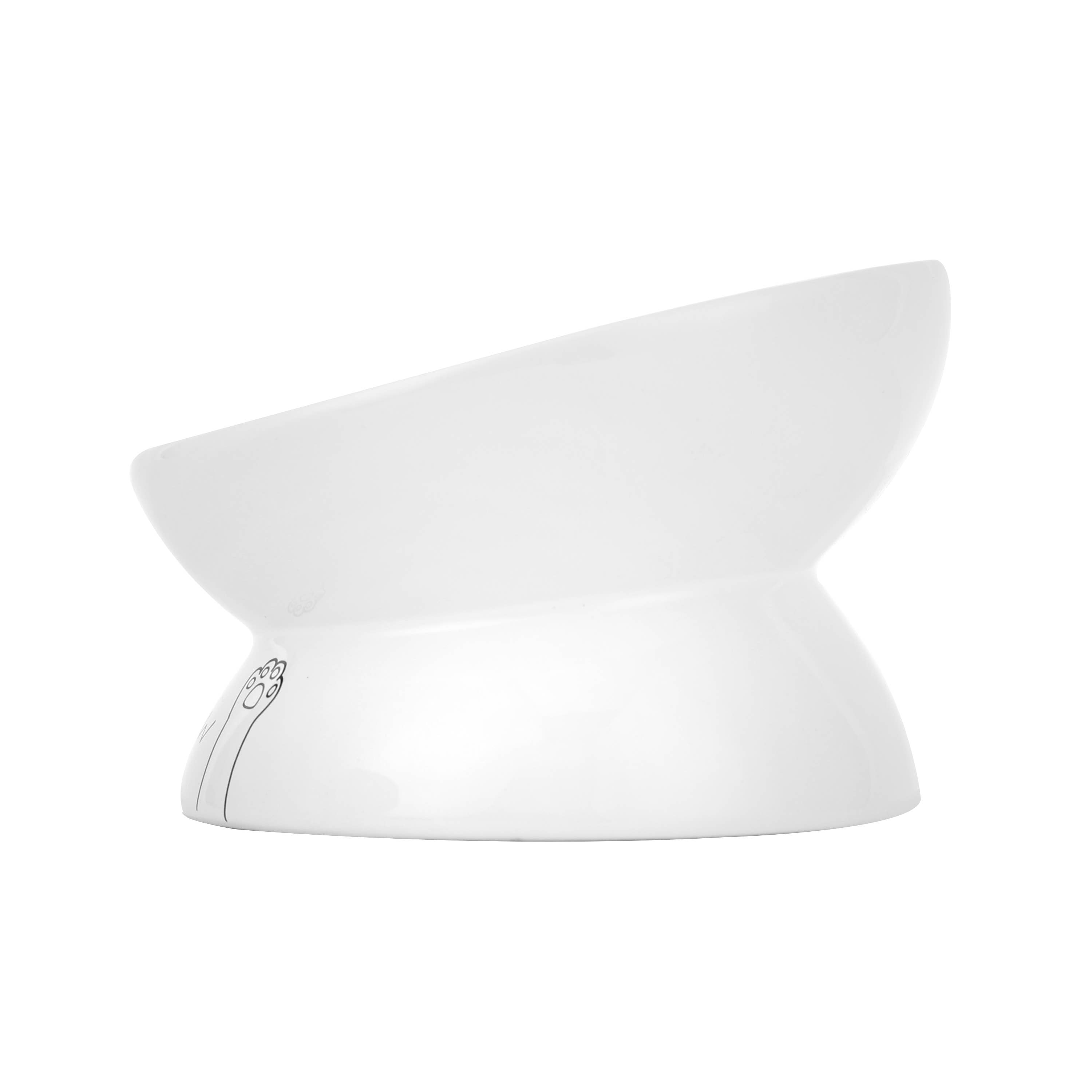 Park Life Designs - Wholesale Pet Elevated Bowl - Cat/Dog - Meow Elevated Ceramic Cat Dish - Ideal For Food Or Water8