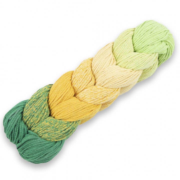 Loopncraft Braidy Ombre Virkat Garn, Flätat Garn för wholesale av Loop'ncraft
