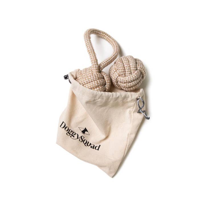 Rope Ball Toy Set for wholesale by DoggySquad