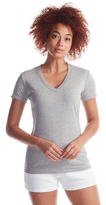 JERICO - Wholesale T-Shirt - Women's - Ladies Bamboo Foundation V-Neck1