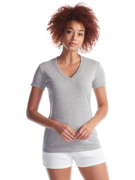 JERICO - Wholesale T-Shirt - Women's - Ladies Bamboo Foundation V-Neck1
