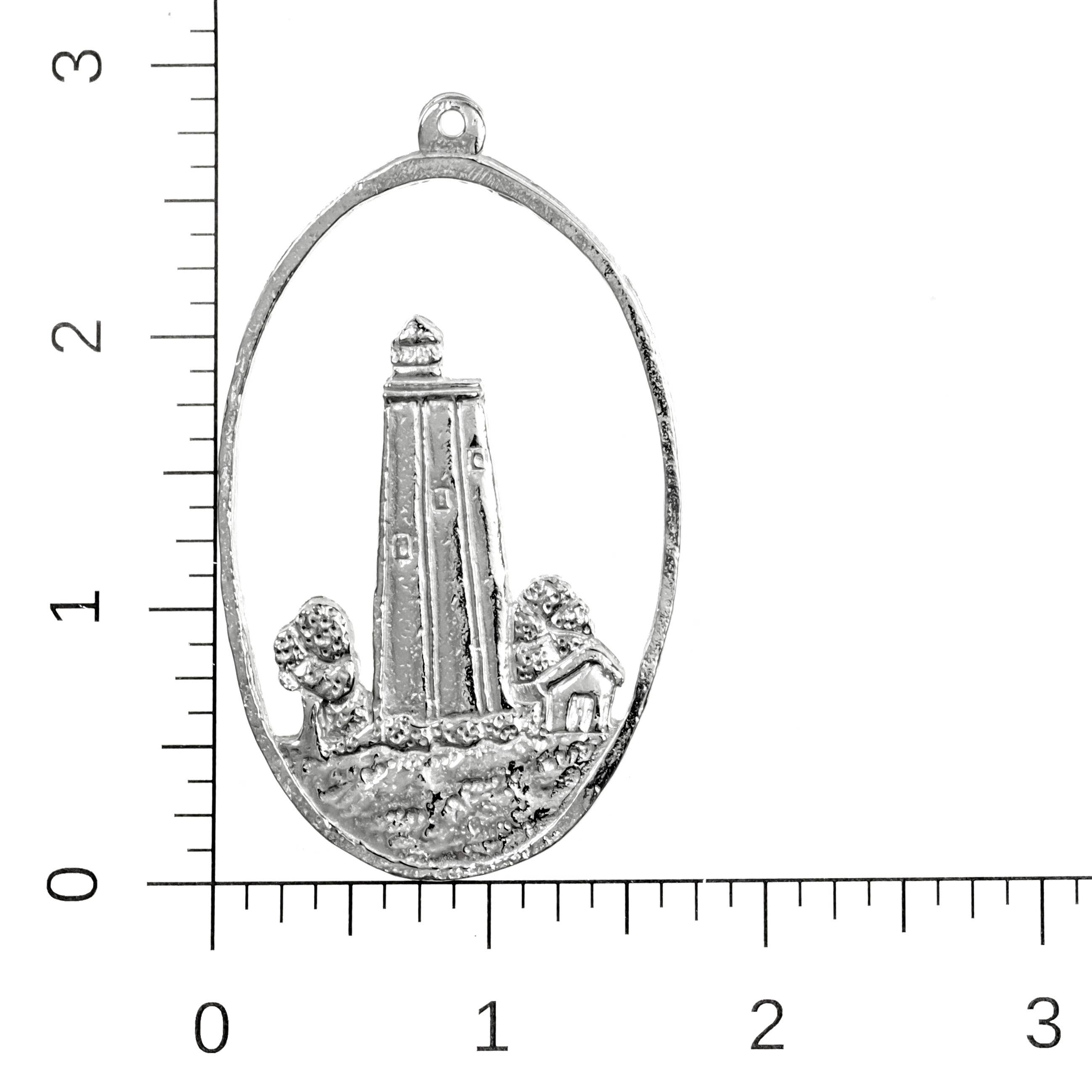 House of Morgan Pewter – Großhandel Verzierung – Handgefertigte Leuchtturm-Anhänger – North Carolinas Leuchttürme14