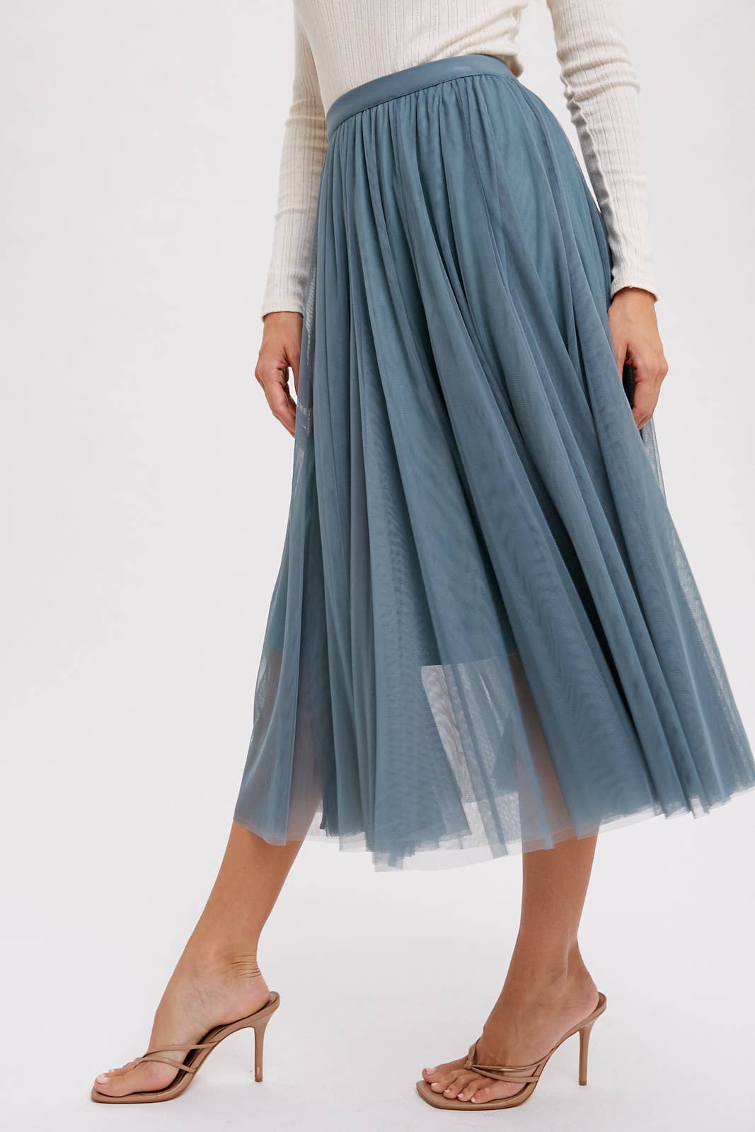 Bluivy - Wholesale Skirt - Women's - TULLE MIDI SKIRT4