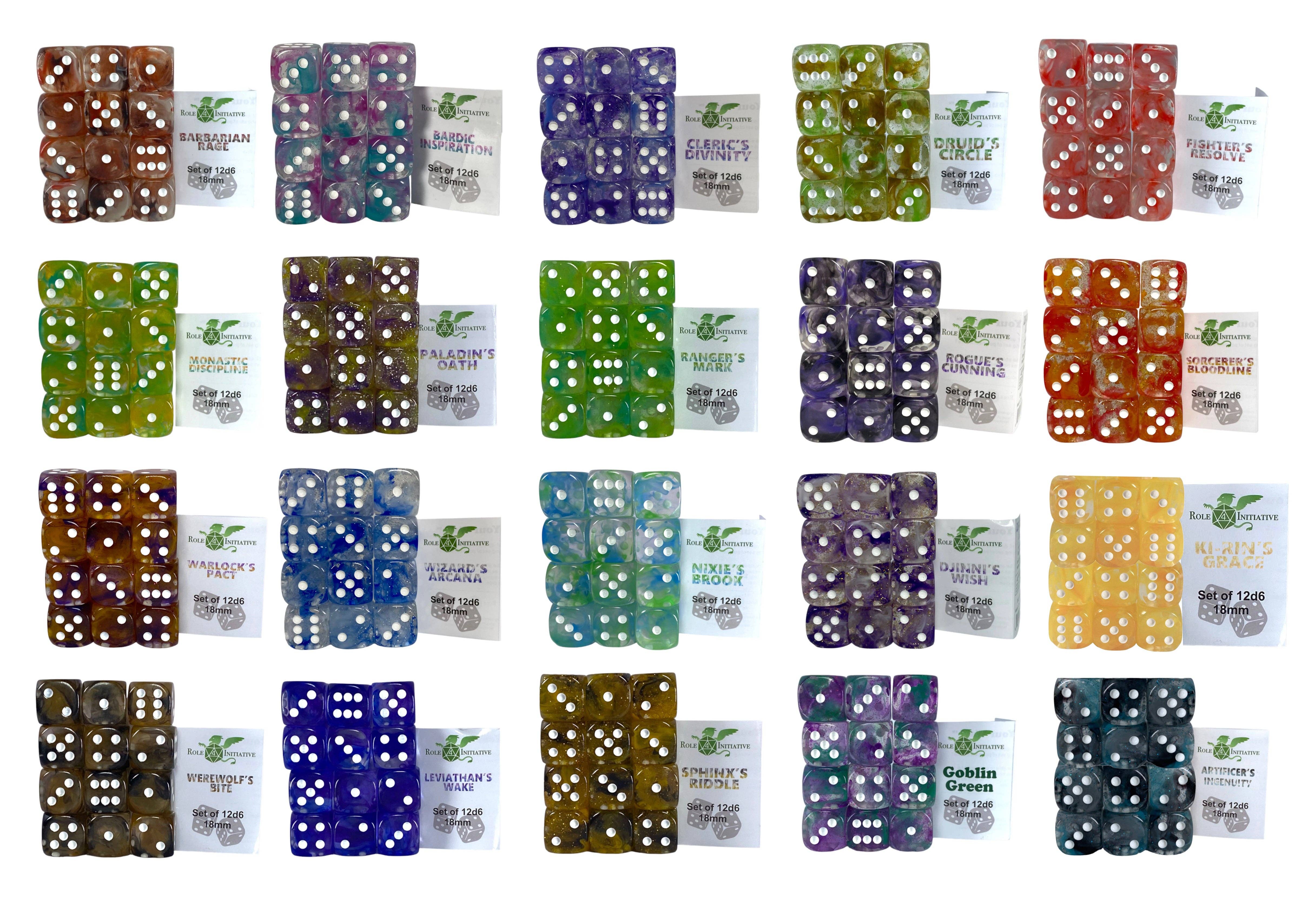 Role 4 Initiative – wholesale Dice – Dice Set Bundles in assorted colors23