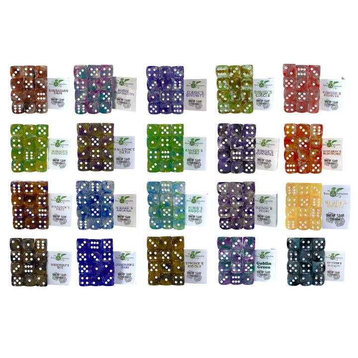 Role 4 Initiative - Wholesale Dice - Dice Set Bundles in assorted colors24