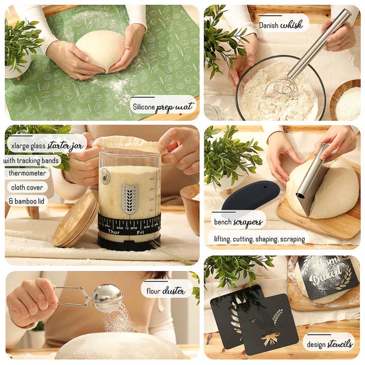CraftZee – wholesale DIY food kit – Sourdough Baking Kit - Sourdough Bread Baking Supplies