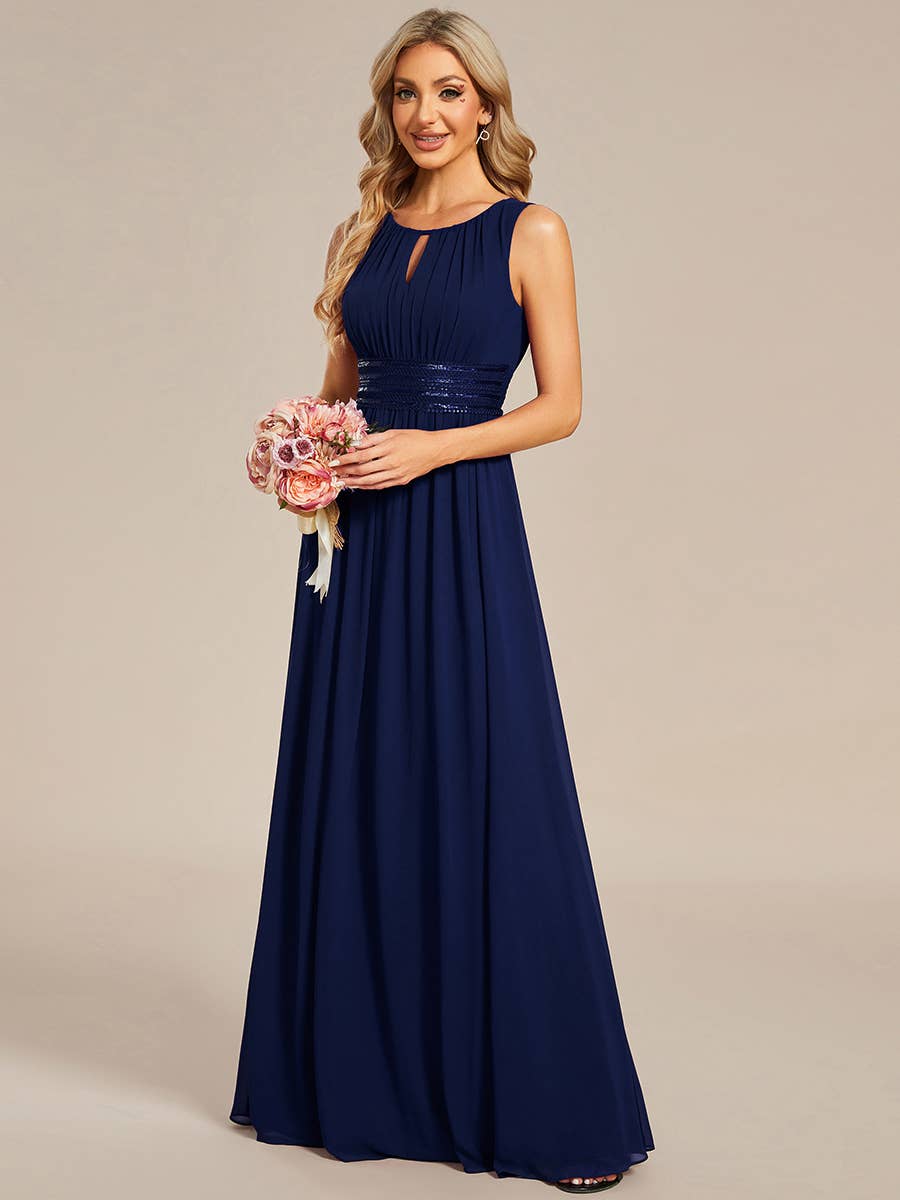 Ever-Pretty – wholesale Gown – Women's – Elegant Pleated Sequin Bridesmaids Dress38
