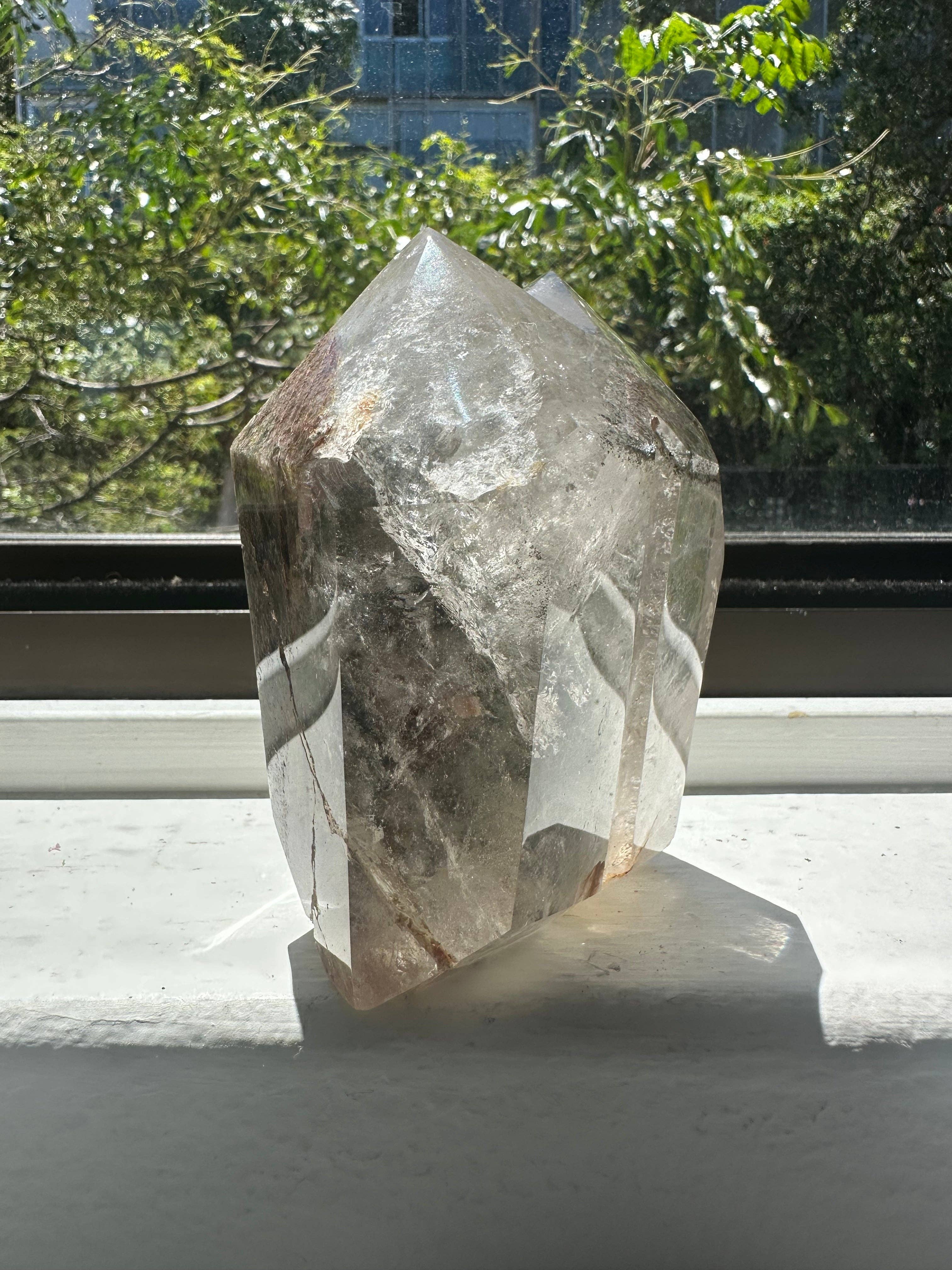 Moon Rituals - Wholesale Spiritual stone/crystal - Large Garden Quartz Twin Tower – Rare Healing Crystal for Spiritual Growth, Christmas Crystal Gift #53
