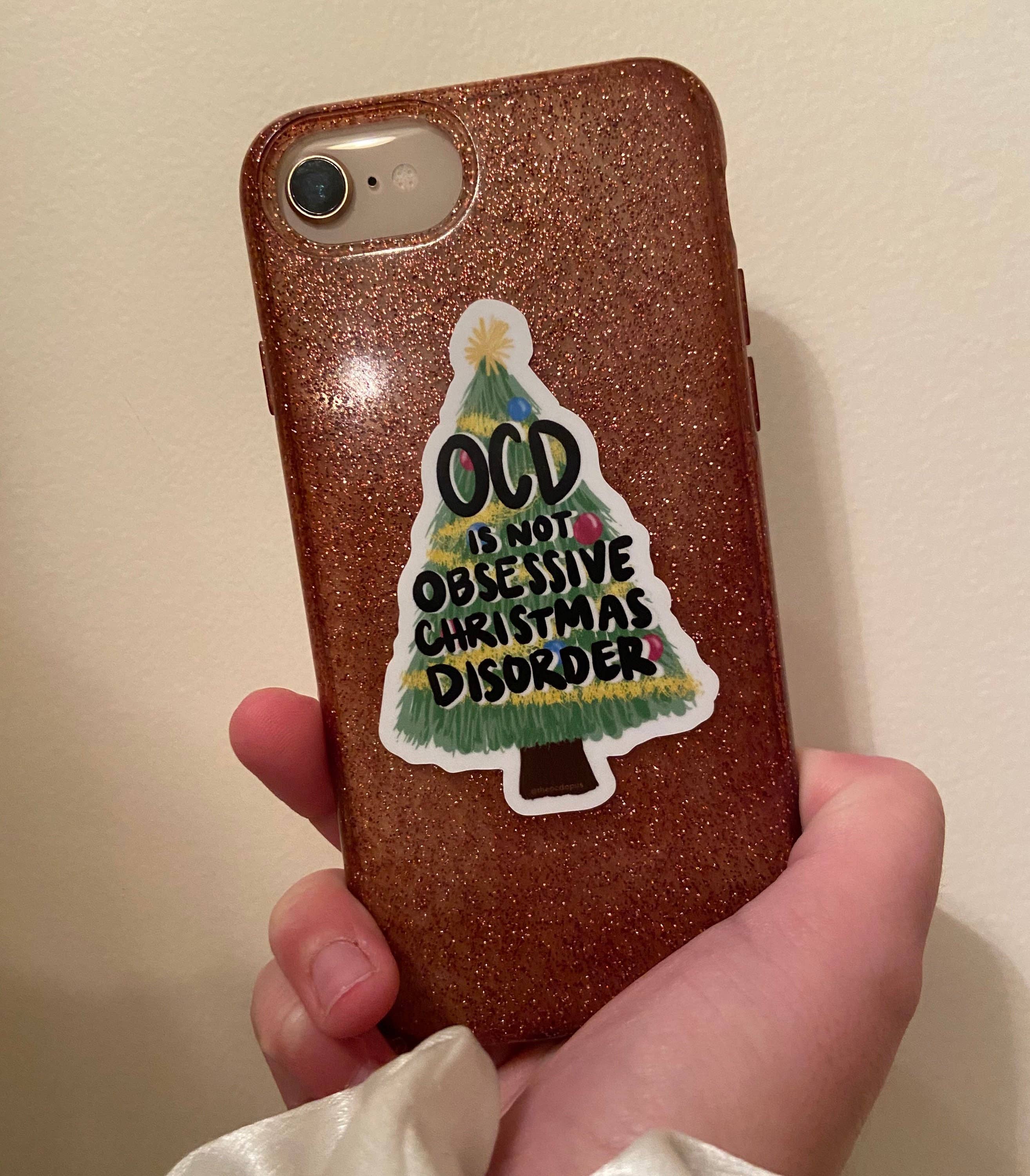 the ocdopus - Wholesale Sticker - OCD-Anxiety OCD is Not Obsessive Christmas Disorder Sticker1