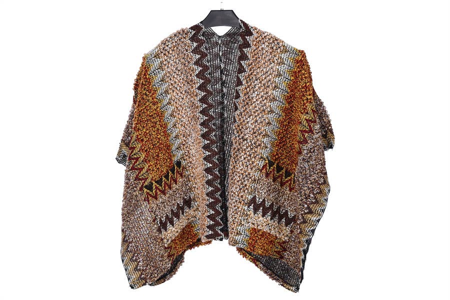 Nima Accessories Inc – Poncho - Mulher por atacado – Tecido Senhora Poncho Moda1