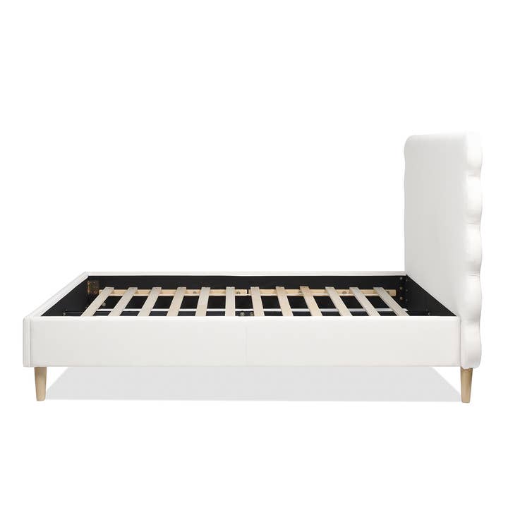 Jennifer Taylor Home - Wholesale Bed - Stockholm Modern Wavy Headboard Platform Bed2
