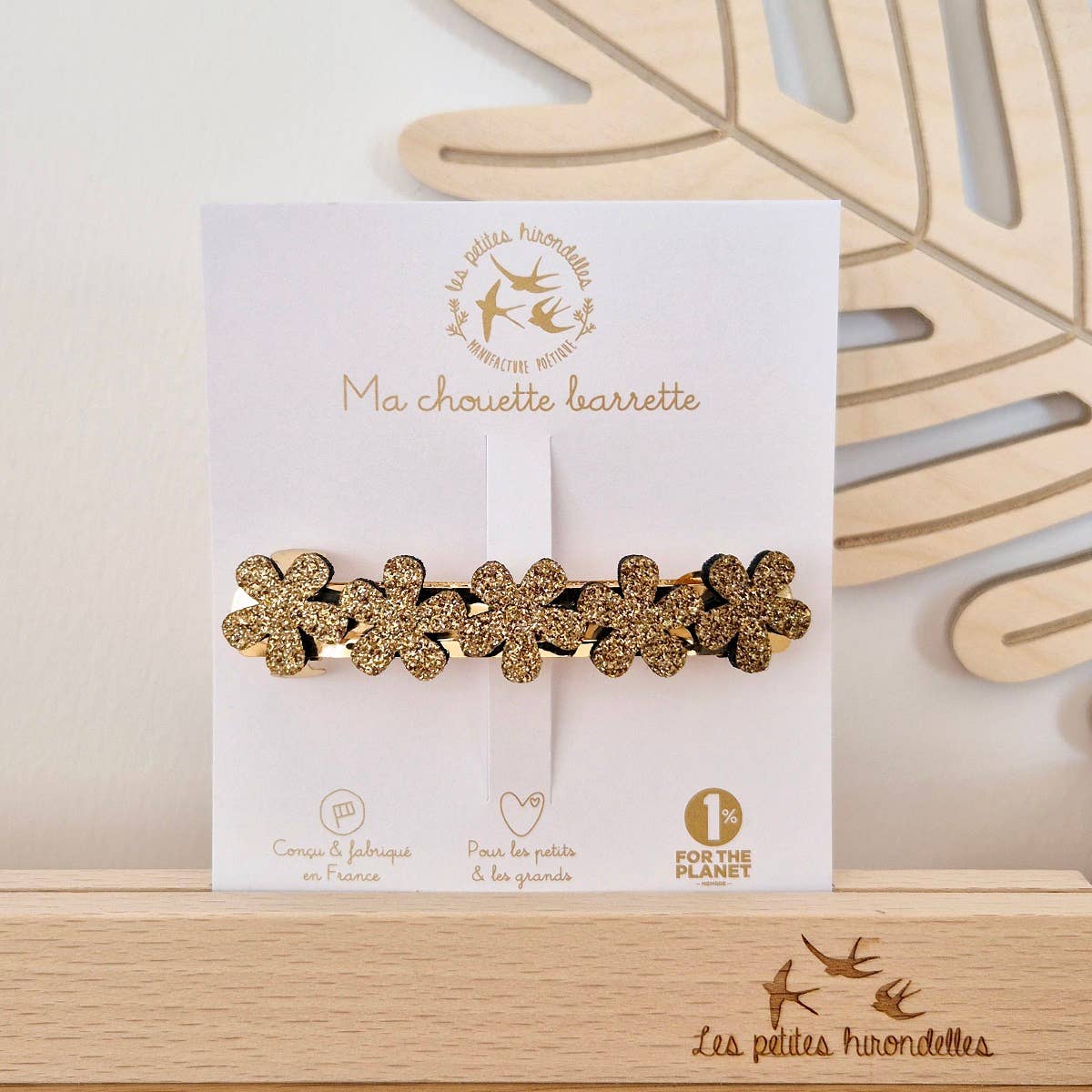 Les Petites Hirondelles - Venta al por mayor Horquilla para el pelo - Mujer - Pinza para el cabello con flores brillantes0