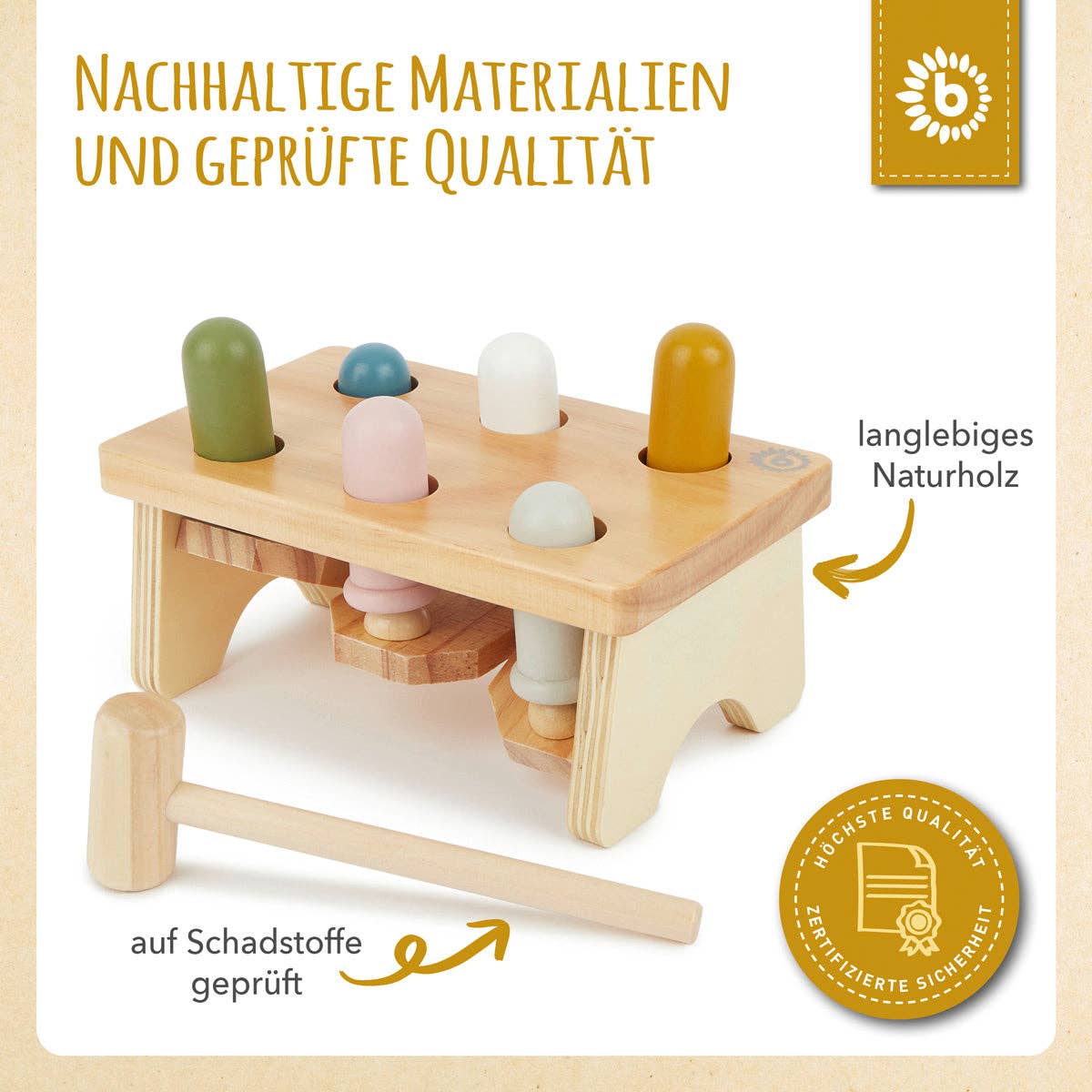 Bieco Spielwaren - Wholesale Wood Toy - Kids - Hammerbank FSC®7