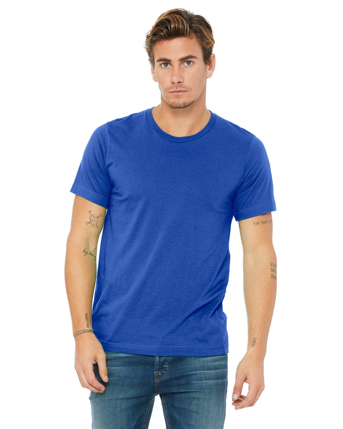 Total Apparel - Wholesale T-Shirt - Men's - Bella + Canvas 3650 Unisex Poly-Cotton Short-Sleeve T-Shirt4