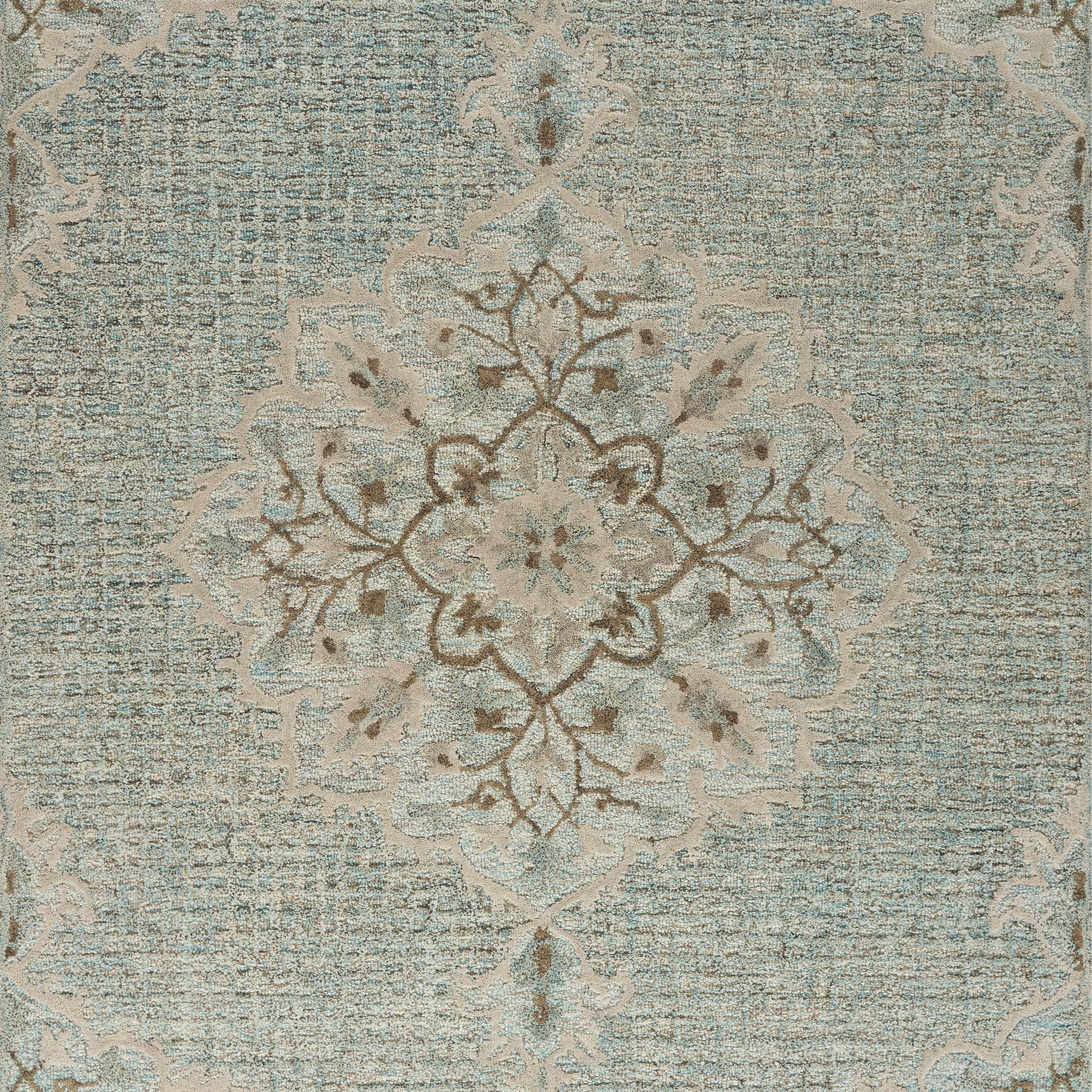 Turquoise Lagoon Medallion Area Rug for wholesale on Faire2