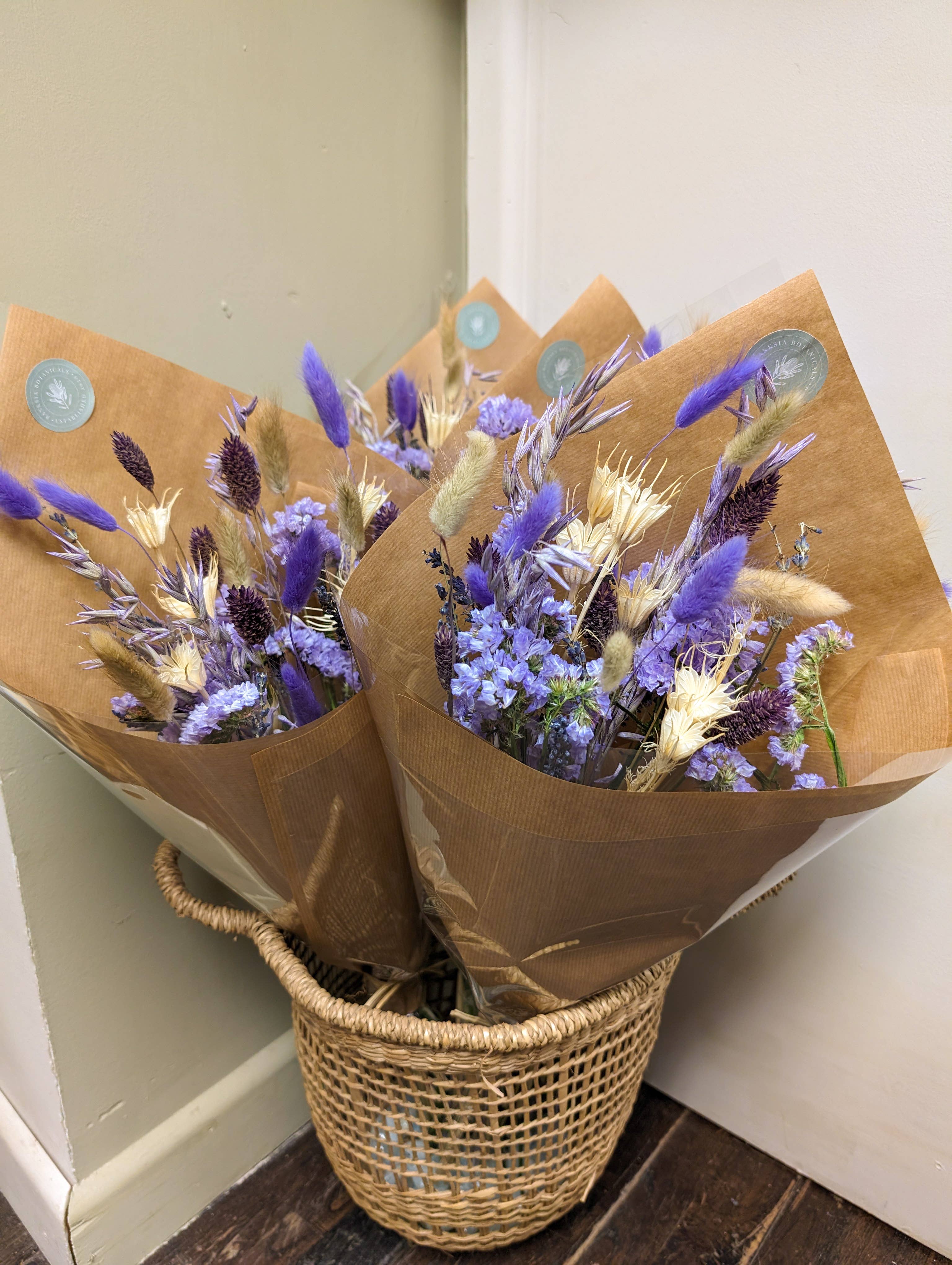 Banksia Botanicals - Wholesale Dried/Pressed Flowers - Purple Dried Flower Arrangements4
