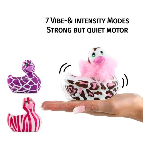 It's the BOMB® - Wholesale Sex Toy - 3 Pink Panther Ducks w/Boa I Rub My Duckie Massager Vibrator5