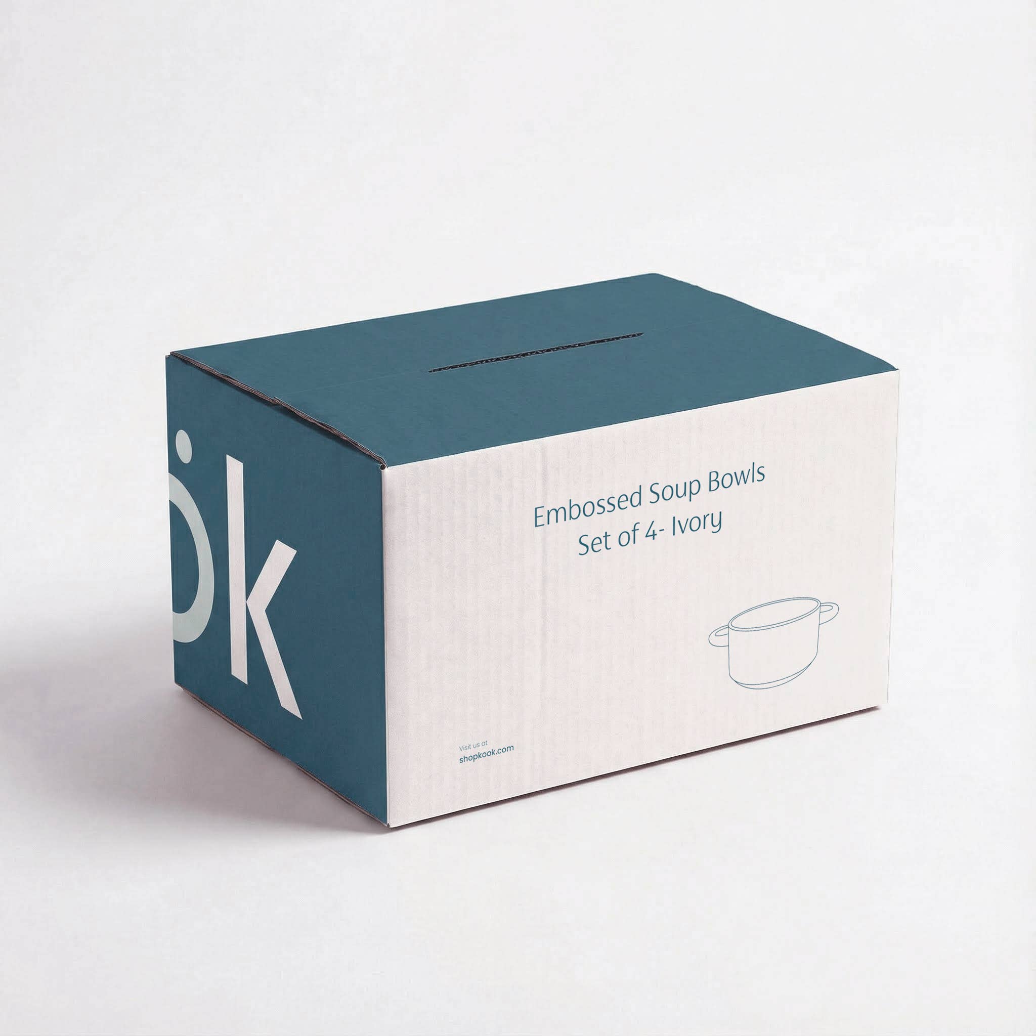 Kook - Wholesale Bowl - Kook Ceramic Soup Bowls with Handles, 26.5 oz, Set of 42