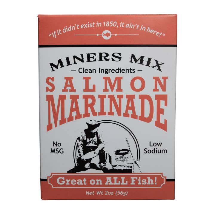 Miners Mix - Venta al por mayor Adobo - Paquete de 2 marinadas de salmón