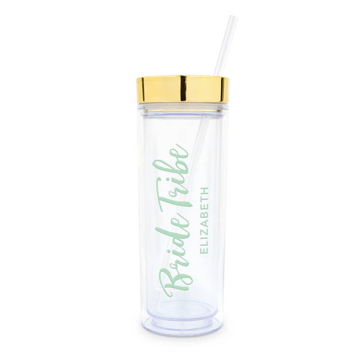 Weddingstar Inc. – wholesale Insulated mug/tumbler – 17 oz. Insulated Plastic Drink Tumbler - Bride Tribe13
